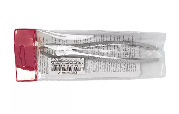 Asim Instruments Щипці для видалення зубів (Англійська форма) №18 DE-008 — Хірургічні інструменти — photo 4
