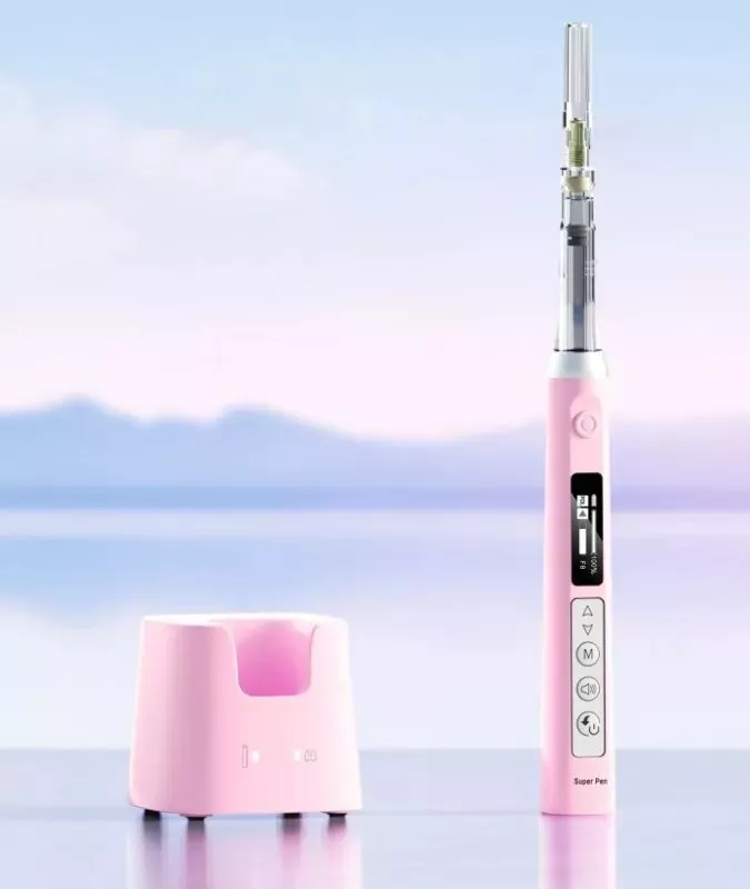 Woodpecker Шприц карпульний Super Pen (автоматичний) Рожевий — Хірургічні інструменти — photo 3