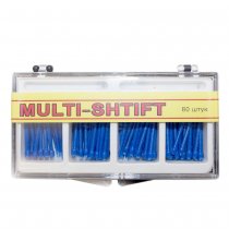 Штифти беззольні Multi-Shift (сині) 80 шт, 1 розгортка