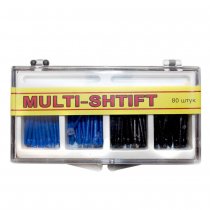 Штифти беззольні Multi-Shift (сині та чорні) 80 шт