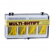Штифты беззольные Multi-Shift (желтые) 80 шт, 1 развертка