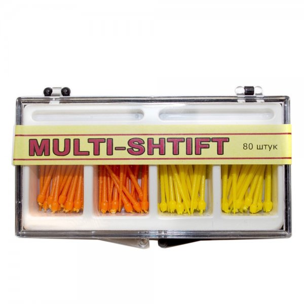 Штифты беззольные Multi-Shift (желтые и оранжевые) 80 шт