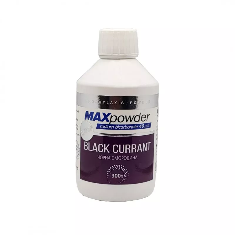 Dentamax Сода для AirFlow MaxPowder (бікарбонат Na) 40 мкм Чорна смородина 300 г — Матеріали терапевтичні — photo 2