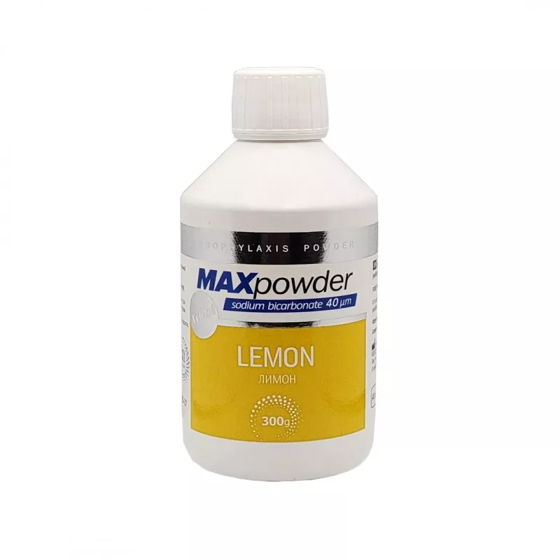 Dentamax Сода для AirFlow MaxPowder (бікарбонат Na) 40 мкм Лимон 300 г — Матеріали терапевтичні — photo 2