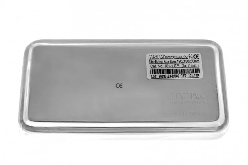 Asim Instruments Стерилізатор з кришкою і тримачем інструментів 101-1/SP (190*100*30 мм) — photo 2