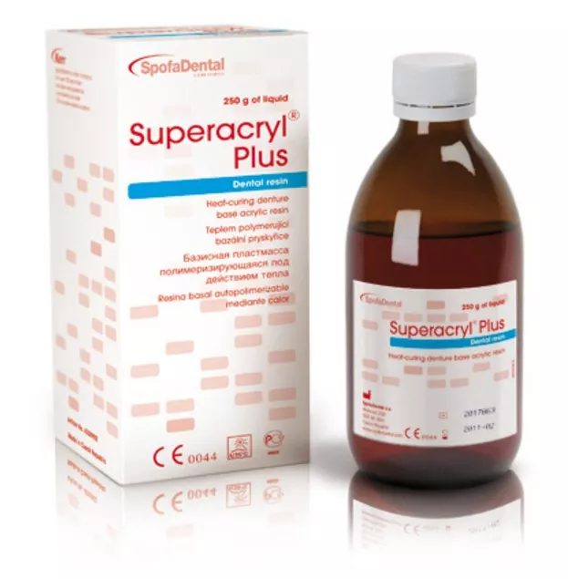 Spofa Dental Superacryl Plus (Суперакрил плюс) рідина 250 г — Матеріали зуботехнічні — photo 2