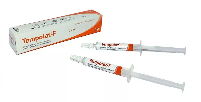 Латус Темполат-Ф (Tempolat-F) 2 x 6 г — Матеріали ортопедичні — photo 2