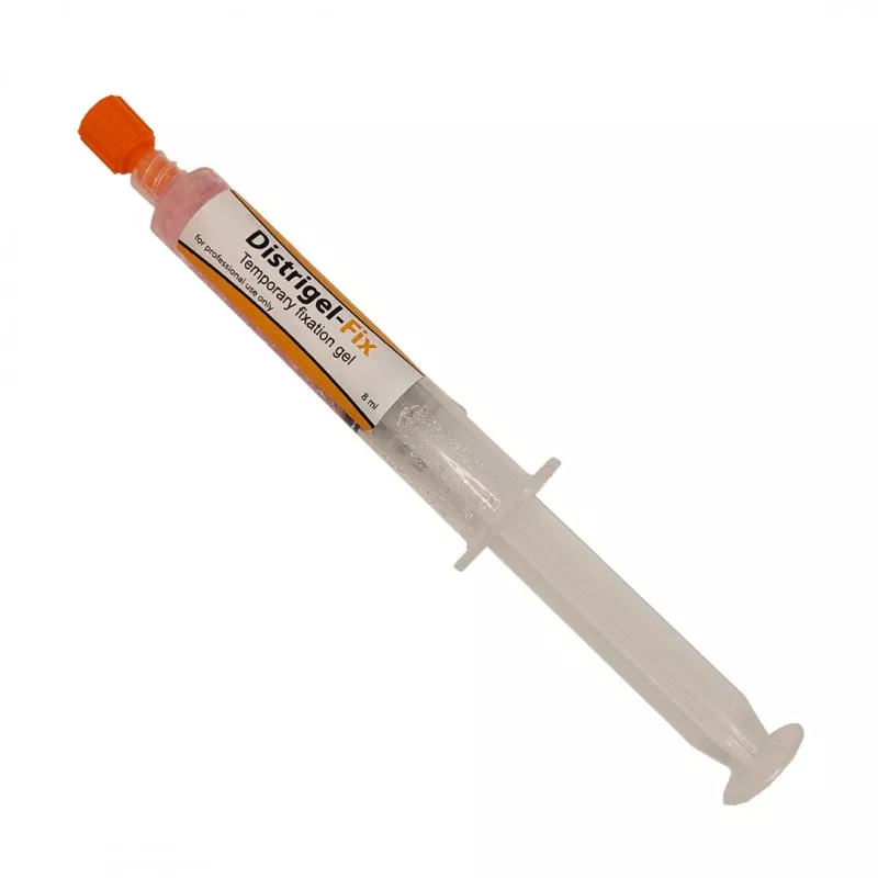Distrident Plus Гель для тимчасової фіксації вінірів (Distrigel-Fix Temporary Fixation Gel) 8 мл — Матеріали ортопедичні — photo 2