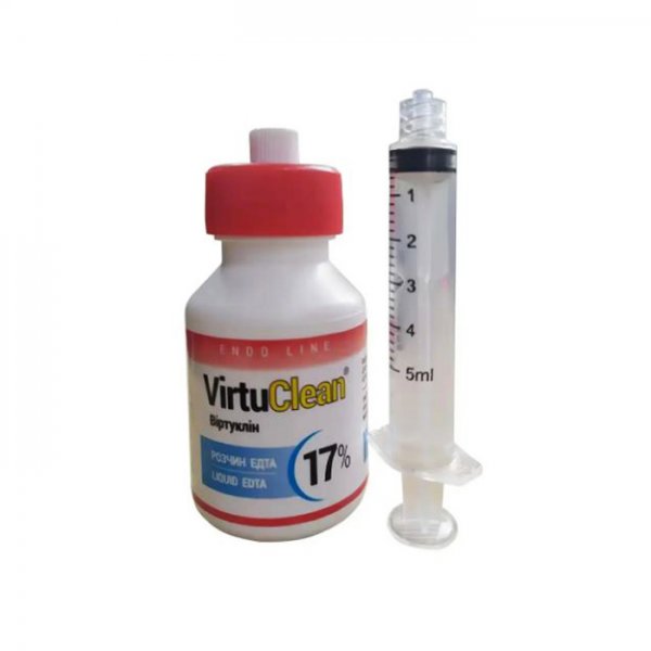 VirtuClean (Віртуклін) рідина (ЕДТА 17% з цитримідом) 50 мл - фотография . Купить с доставкой в интернет магазине Dlx.ua.