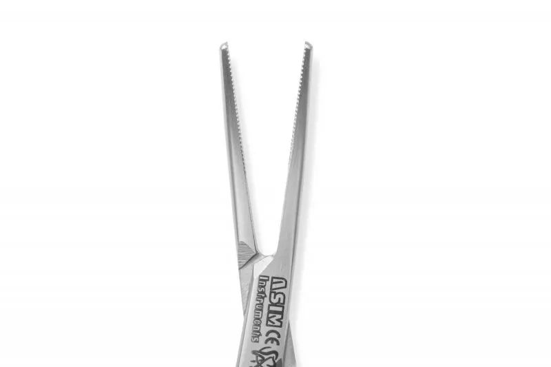 Asim Instruments Затискач кровоспинний Kelly вигнутий 14 см DE-1110 — Хірургічні інструменти — photo 3