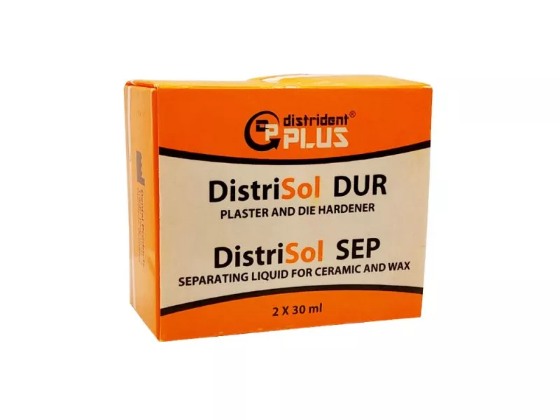 Distrident Plus Рідина для ізоляції кераміки від гіпсу (DistriSol Dur + Sep) 2 x 30 мл — Матеріали зуботехнічні — photo 2